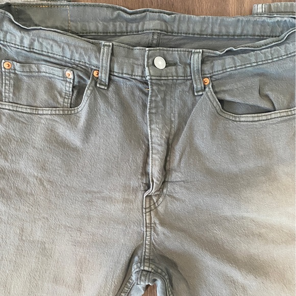 Men’s Levi’s Jeans Gray 34*32 Straight - Picture 7 of 8
